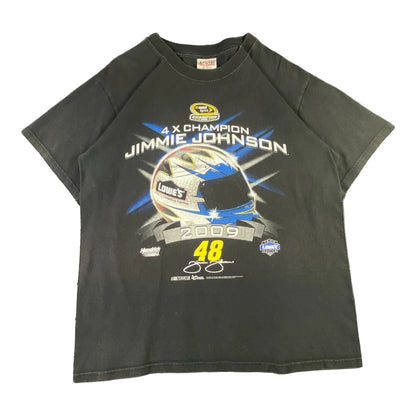 Jimmie Johnson Nascar Champion Black T-shirt