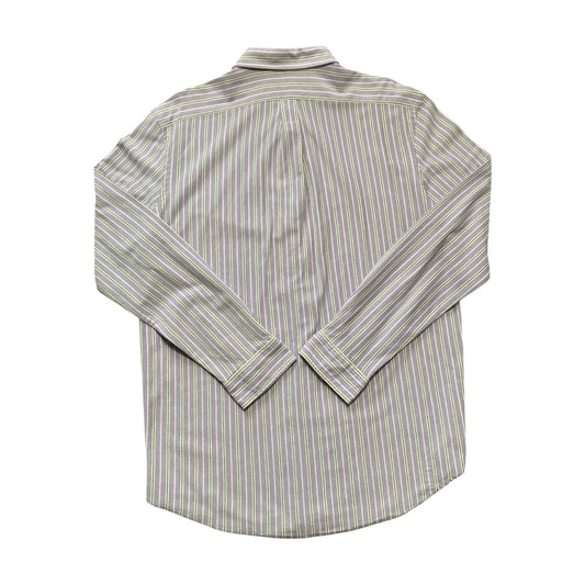 Ralph Lauren Purple & White Pinstripe Button-Up Shirt