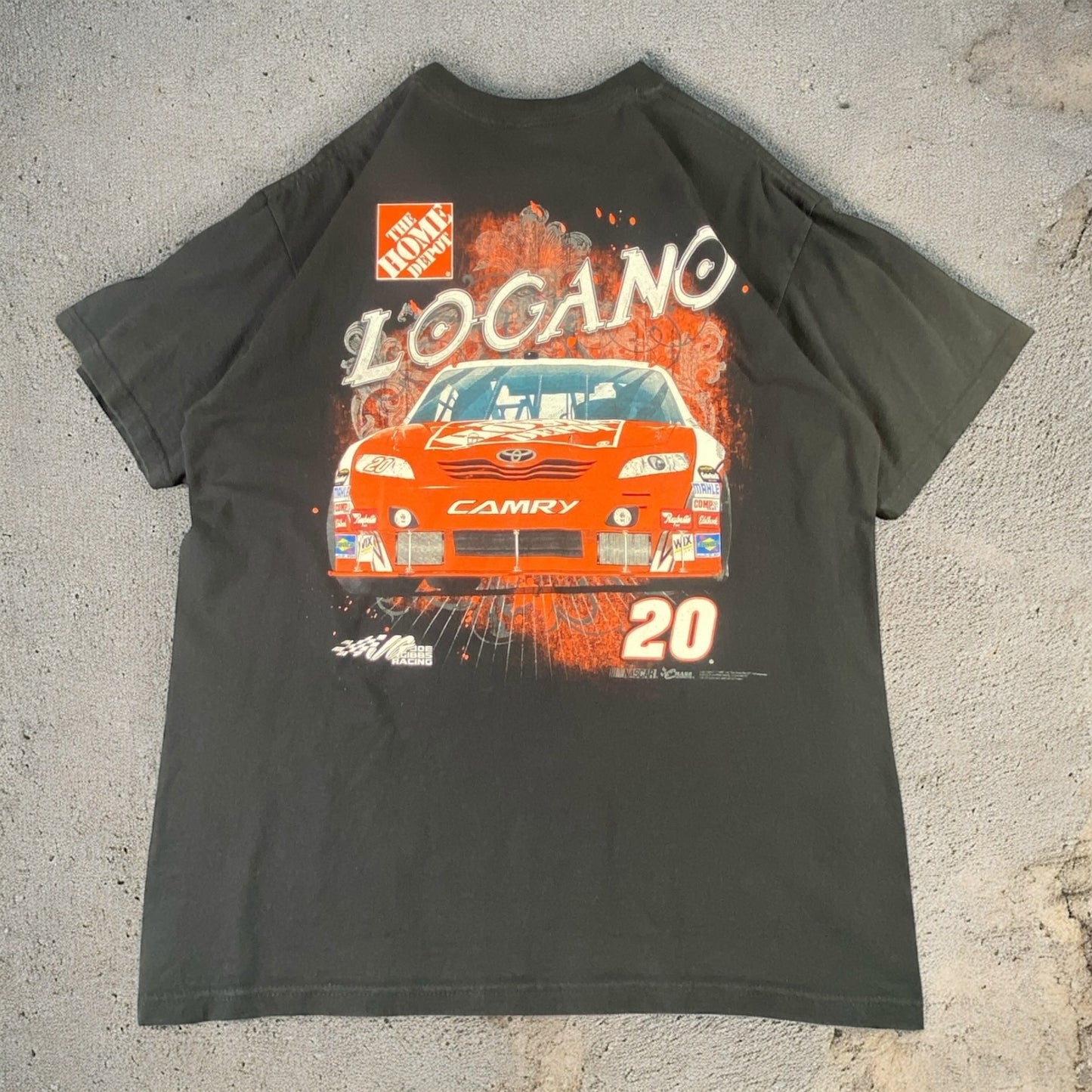 Nascar Joey Logano Black T-shirt