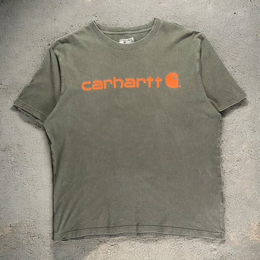 Carhartt Dark Grey Middle Print Loose Fit T-shirt