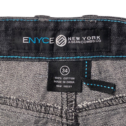 Sean Combs Co Enyce Dark Grey Jeans Shorts