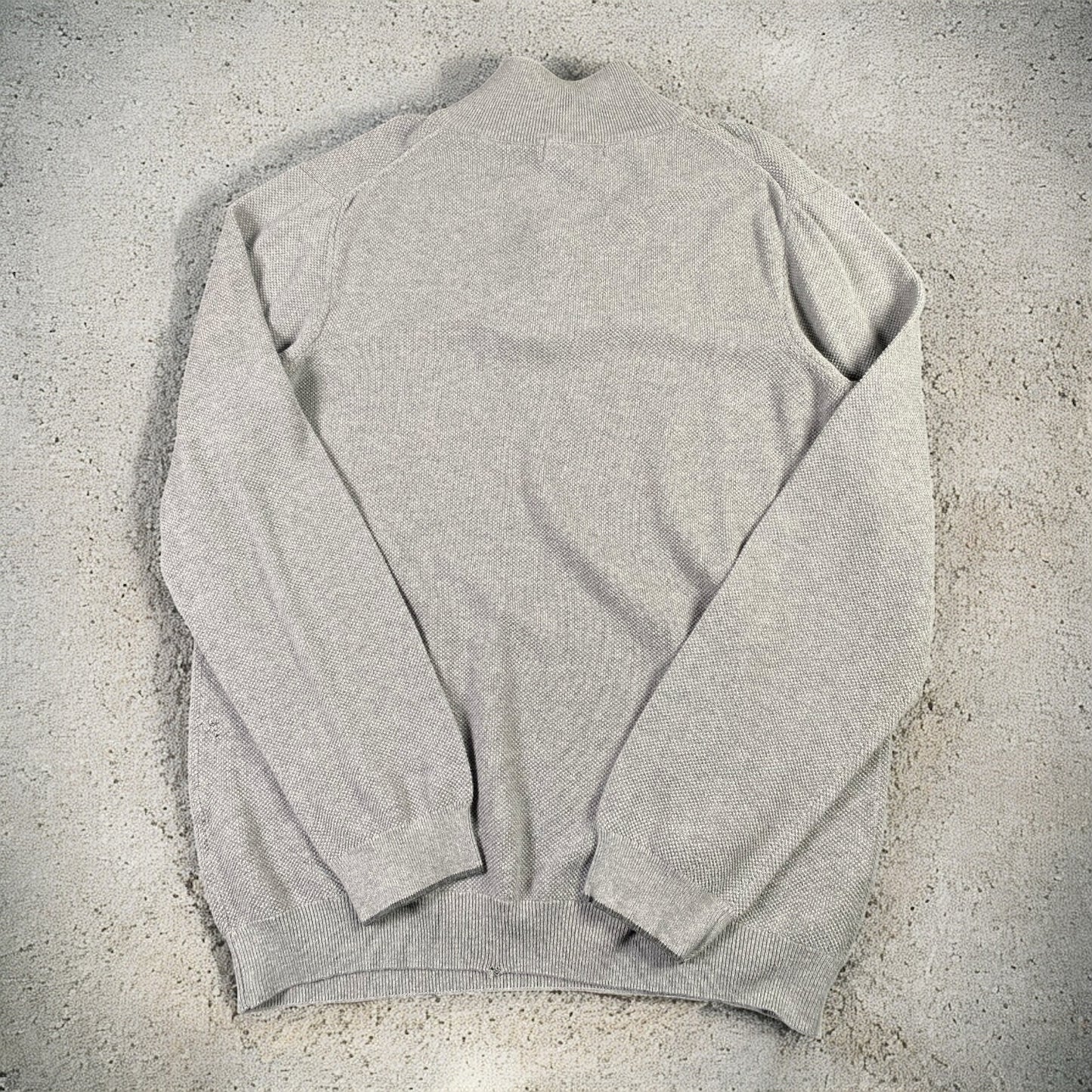 Polo Ralph Lauren Quarter-Zip Long Sleeve Grey Sweater