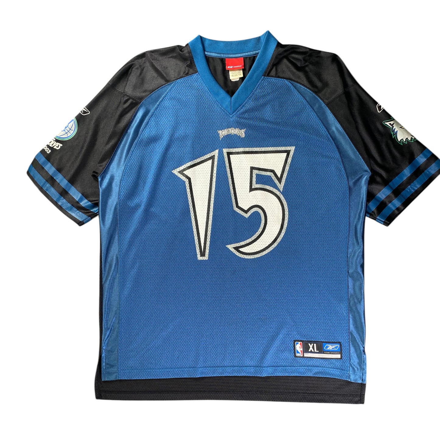 Reebok NBA Minnesota Timberwolves Variation Edition Blue and Black Jersey