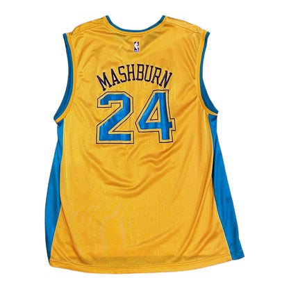 New Orleans Pelicans NBA Mashburn #24 Vintage Jersey