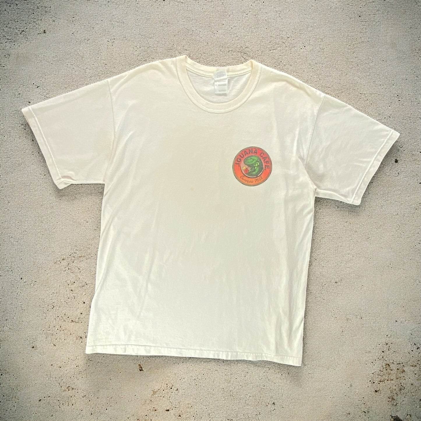 Iguana Cafe White T-shirt