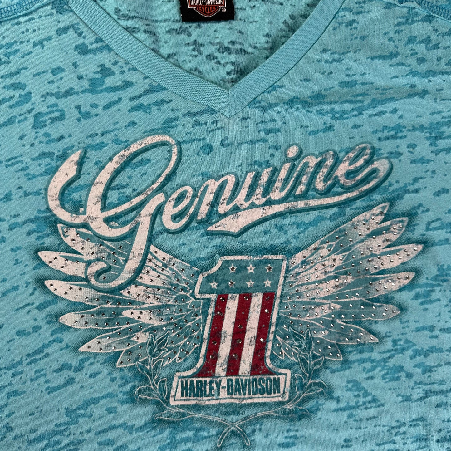 Harley-Davidson Crow River Delano Blue T-shirt