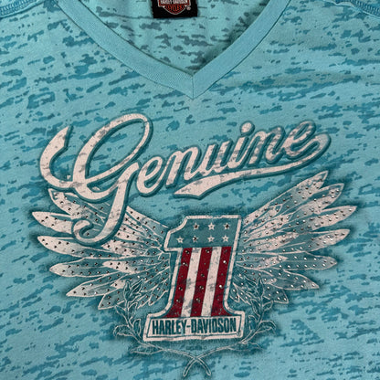 Harley-Davidson Crow River Delano Blue T-shirt