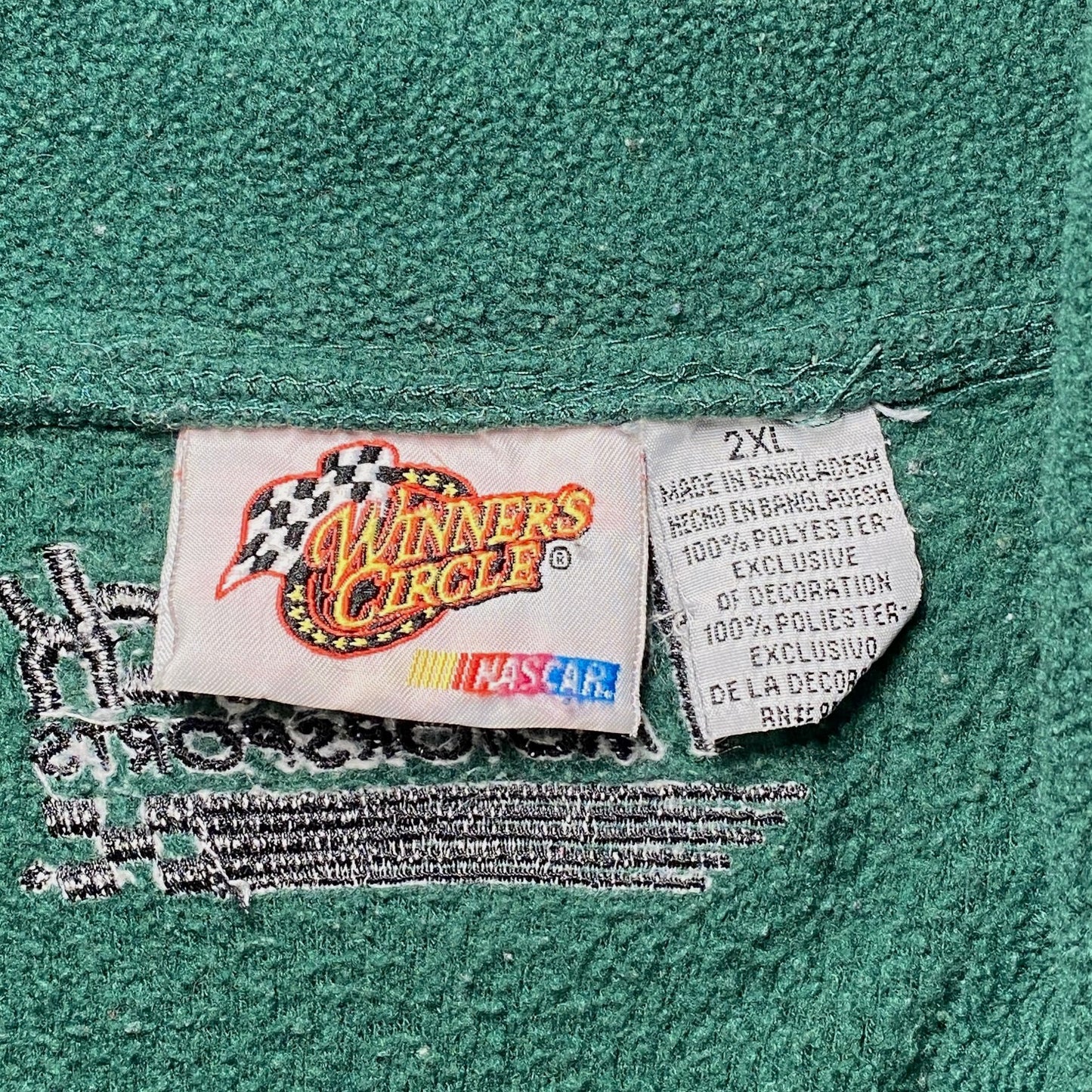 Winners Circle Dale Earnhardt Jr. Green & Black Fleece Pullover