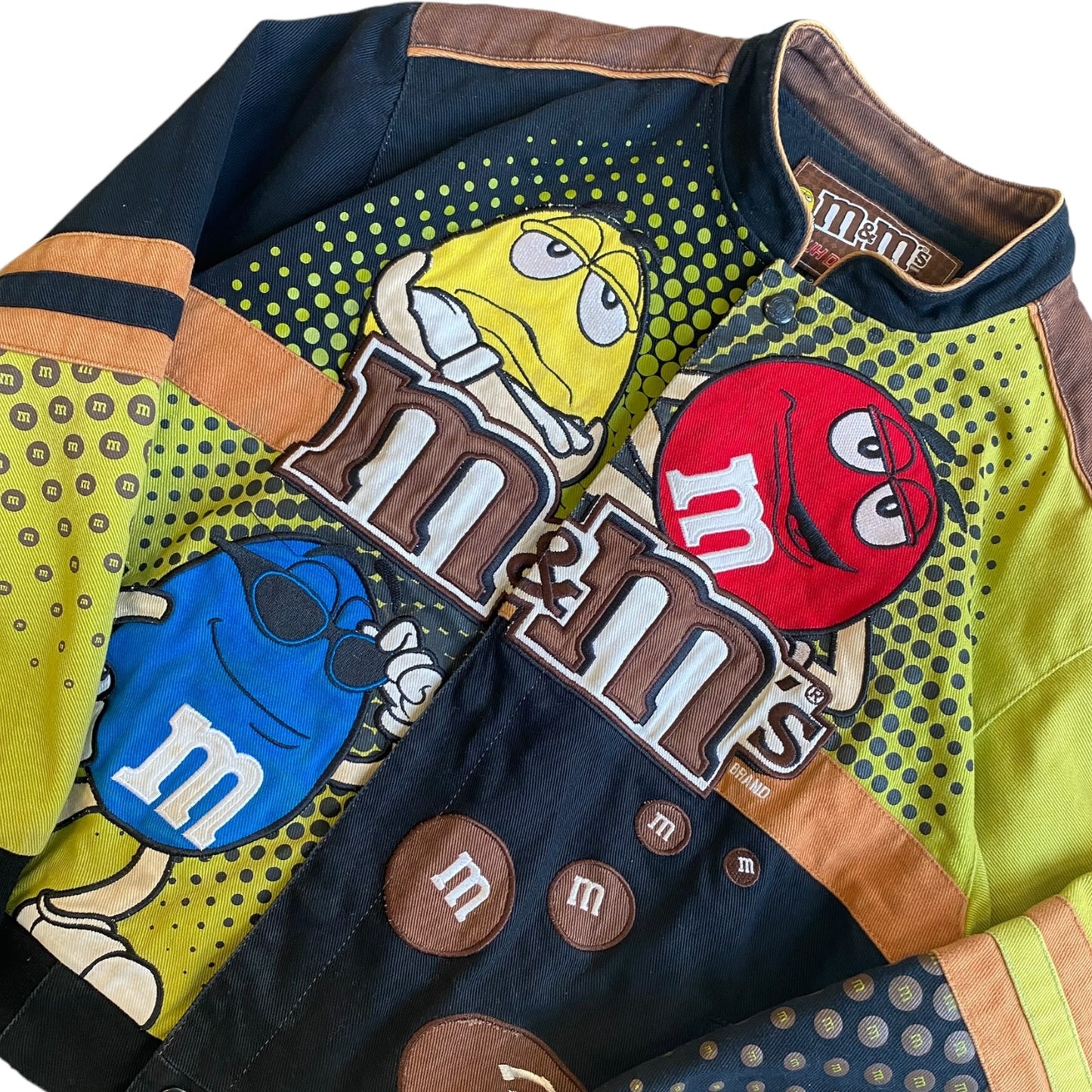 Vintage JH Design Nascar M&M’s Official Licensed Jacket Kids