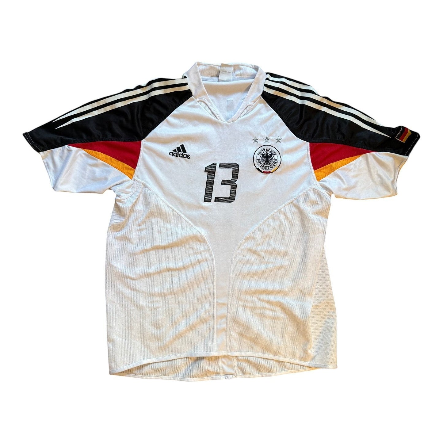 2004/05 Adidas Germany #13 Ballack Home Jersey