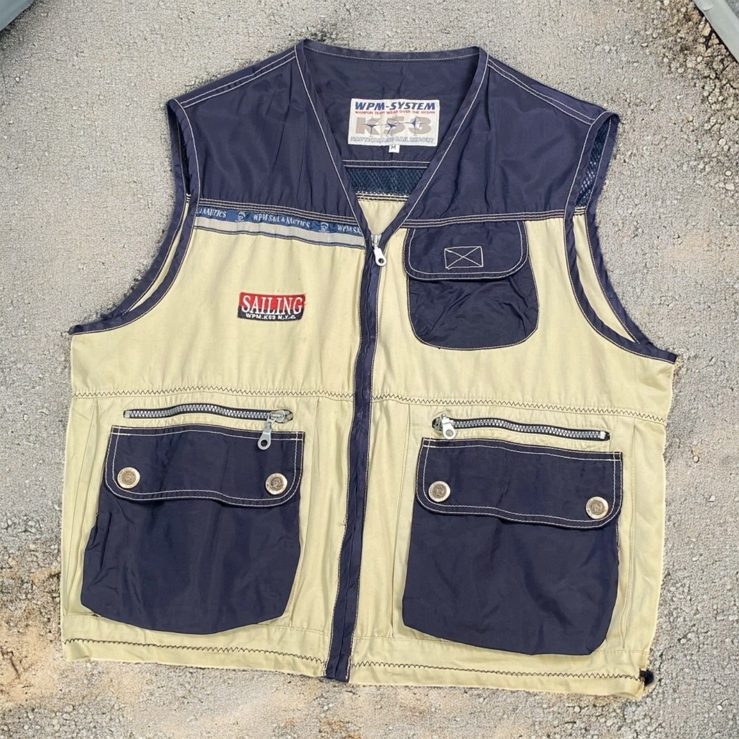 Sailing WPM Navy Blue & Beige