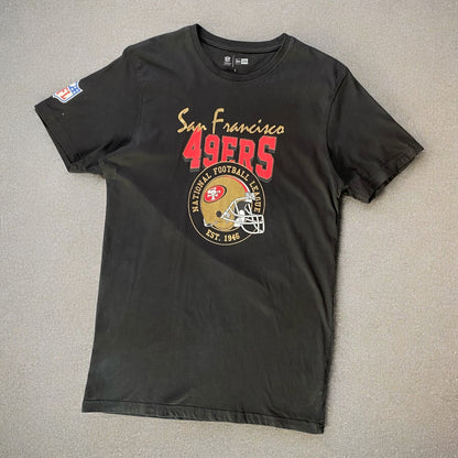 San Francisco 49Ers NFL Helmet Black T-shirt