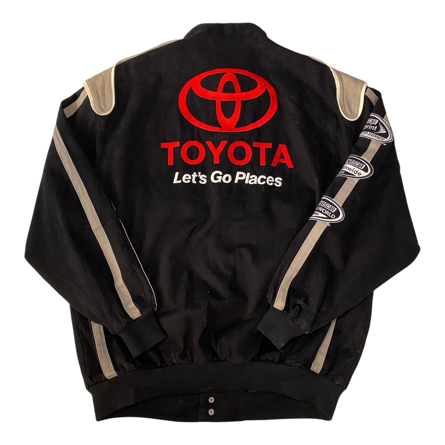 Vintage Toyota Checkered Flag Sports Racing Jacket