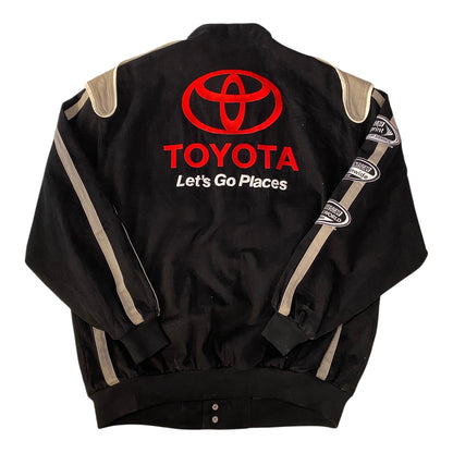 Vintage Toyota Checkered Flag Sports Racing Jacket