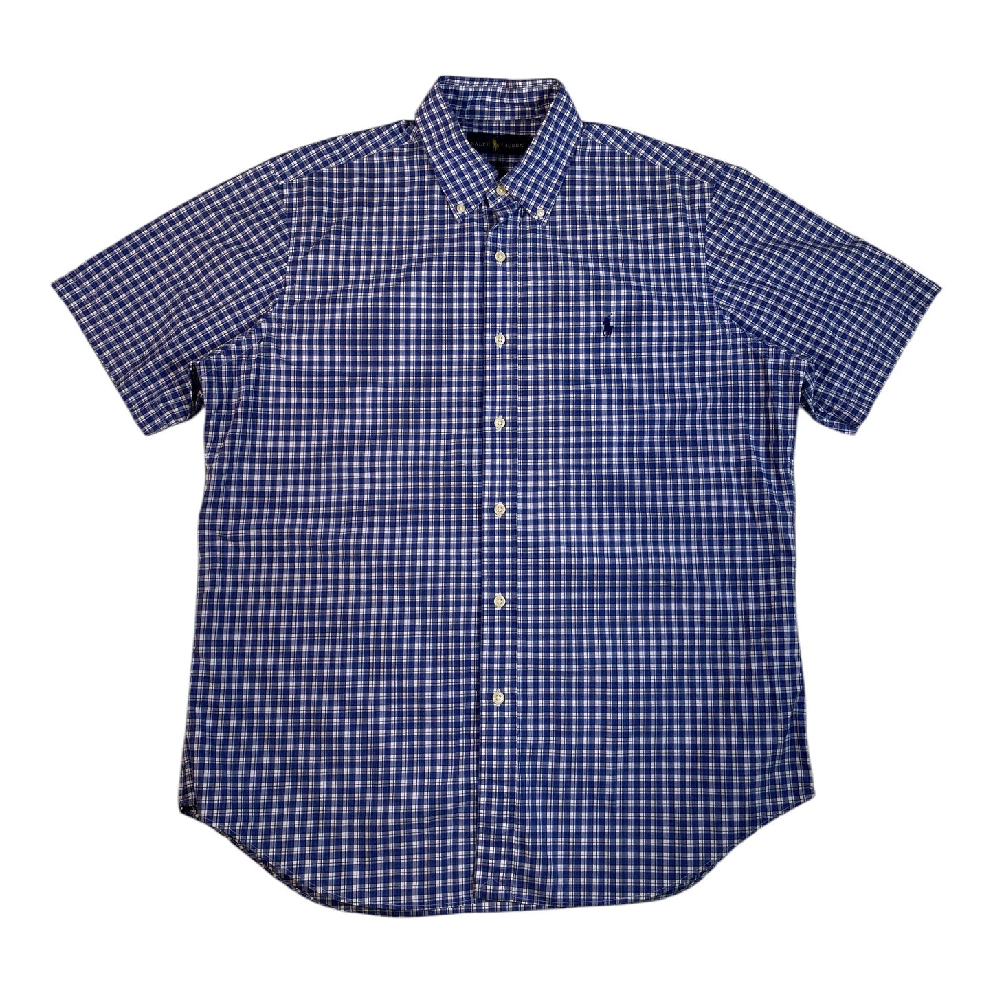 Ralph Lauren Short Sleeve Plaid Button Down Shirt