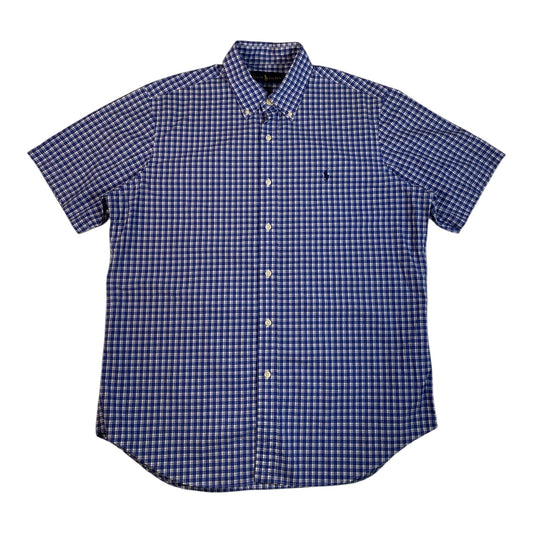 Ralph Lauren Short Sleeve Plaid Button Down Shirt
