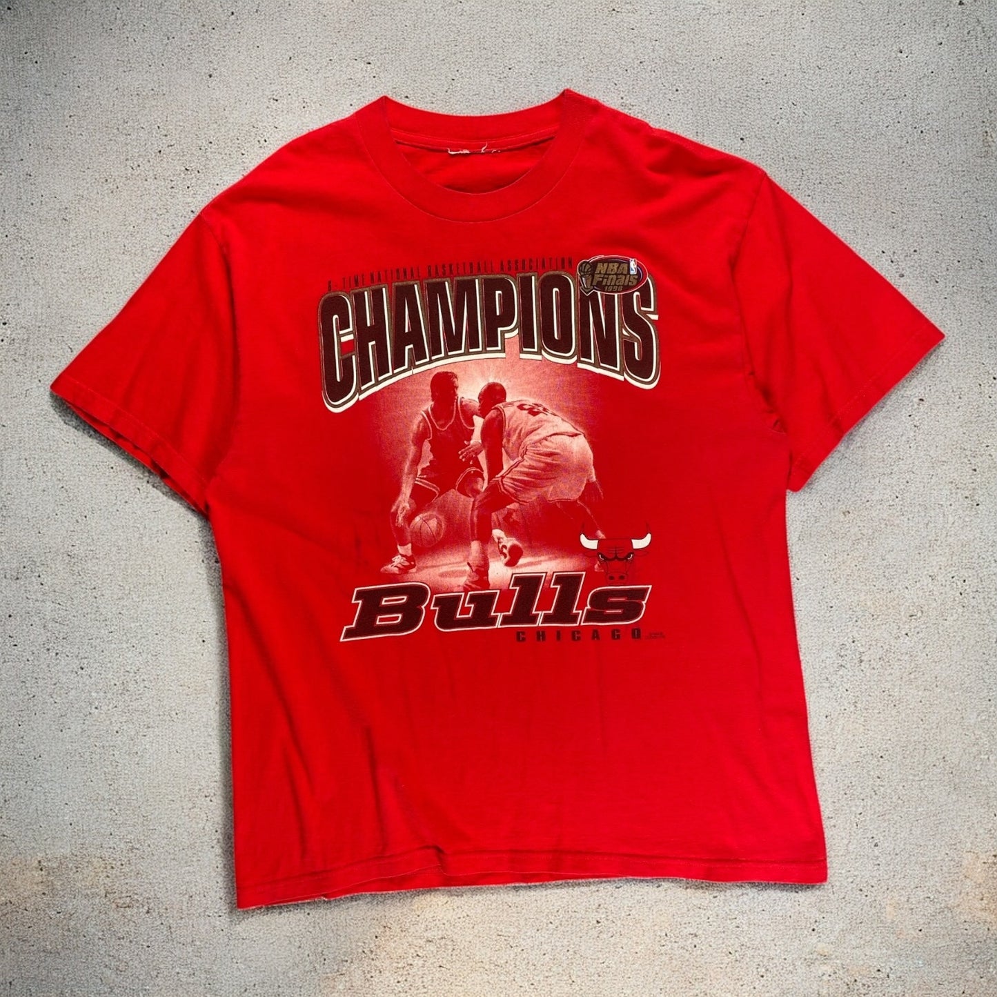 Vintage 1998 Chicago Bulls NBA Red T-shirt