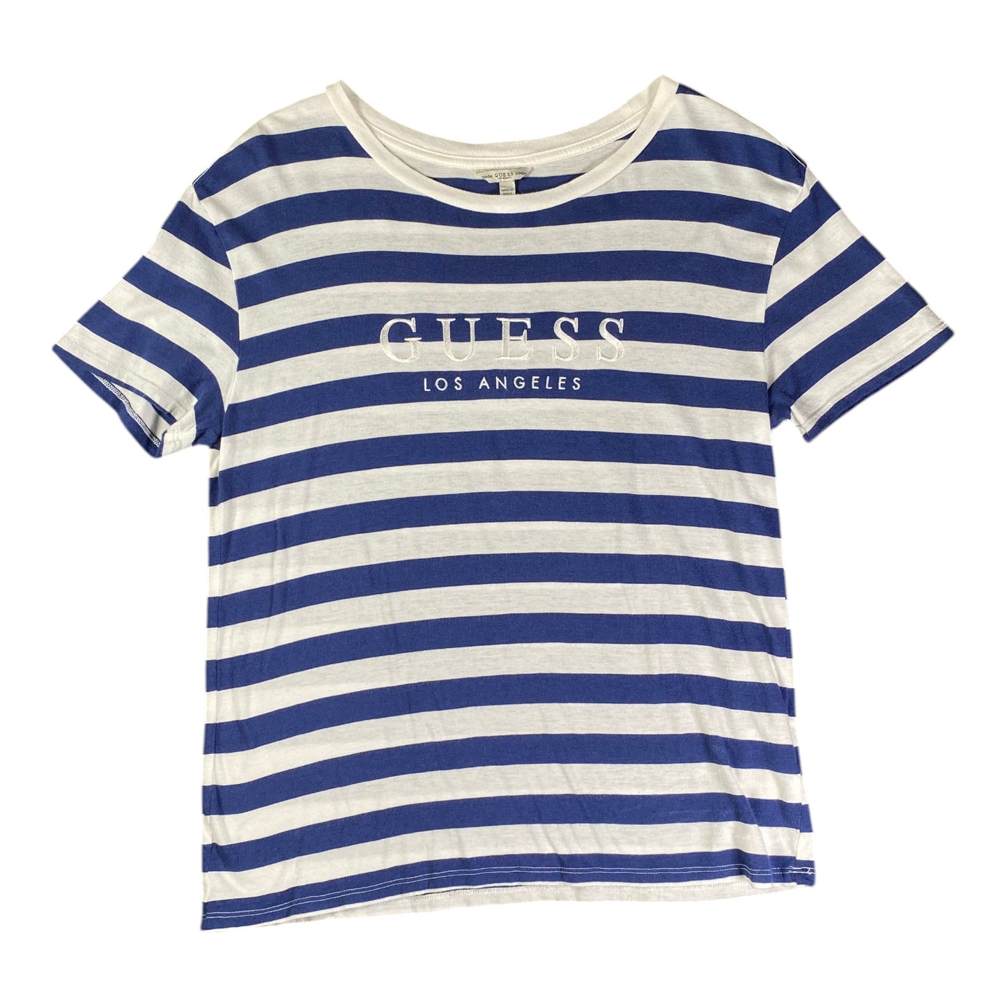 Guess Los Angeles Navy Blue Striped T-shirt