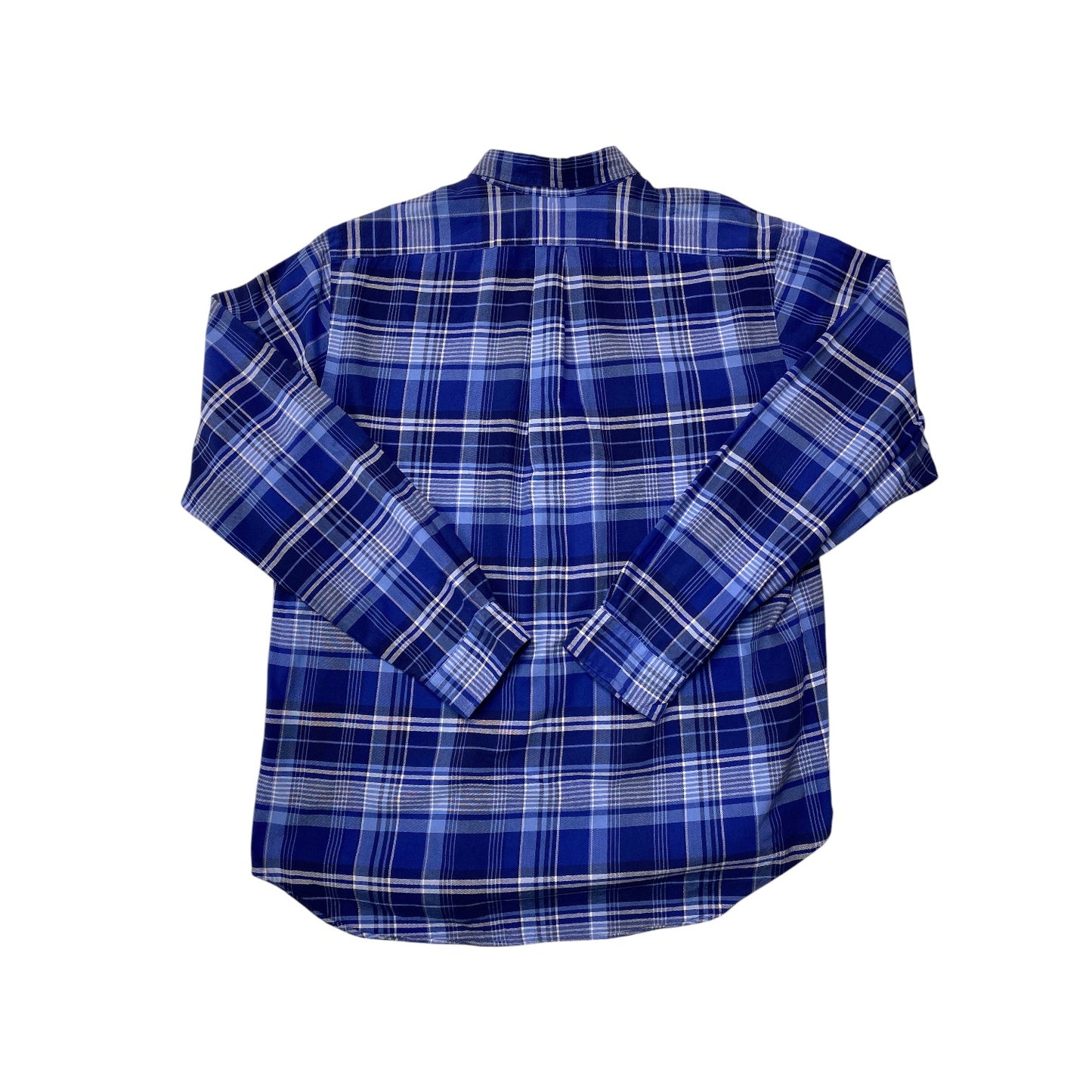 Ralph Lauren Classic Fit Blue Plaid Button Down Shirt t