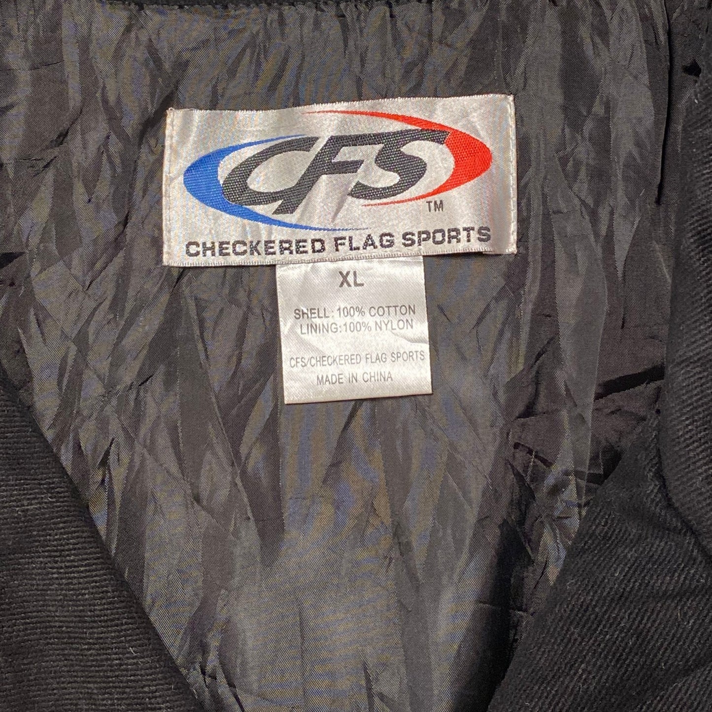 Vintage Toyota Checkered Flag Sports Racing Jacket