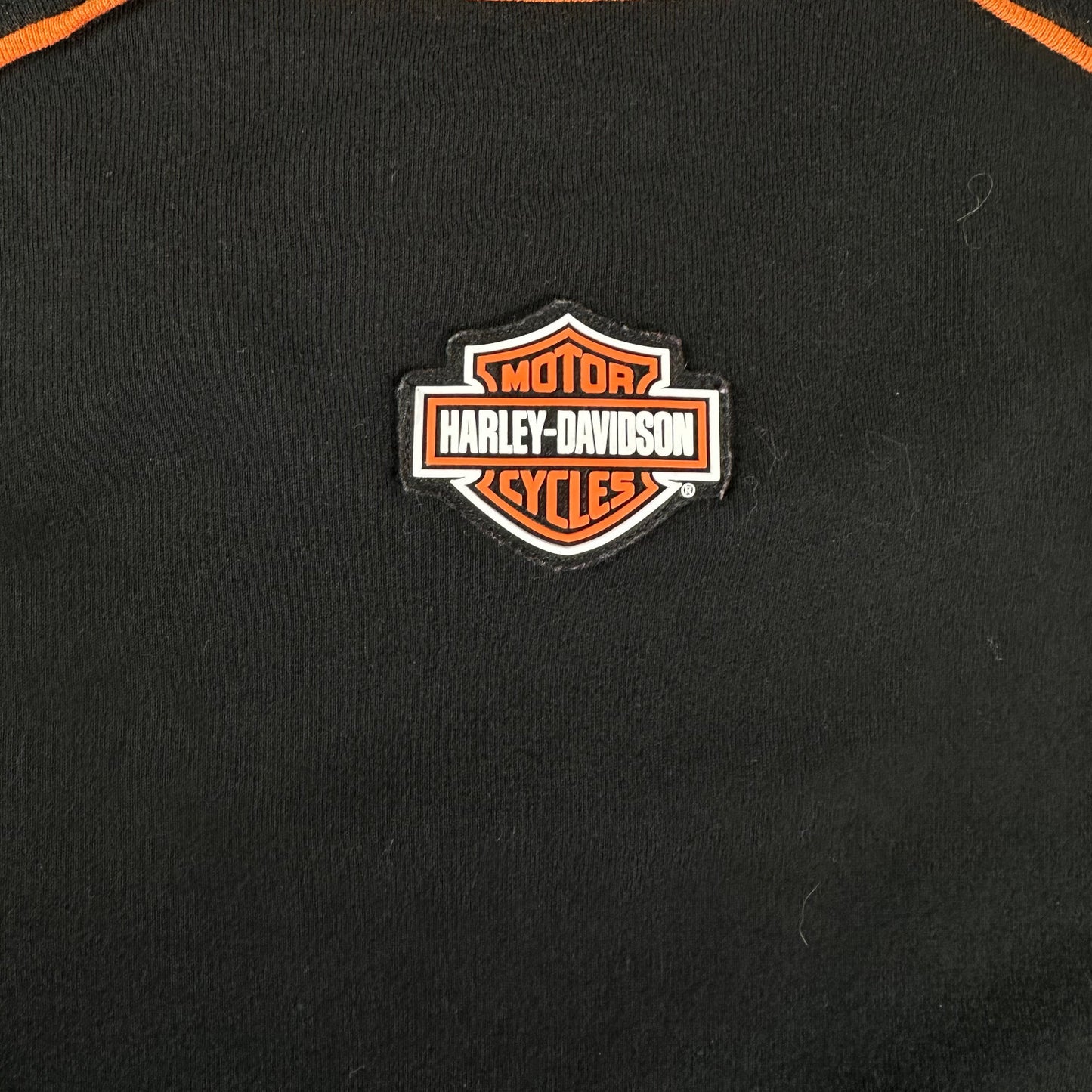 Harley-Davidson Piping Trim Black Tank Top T-shirt