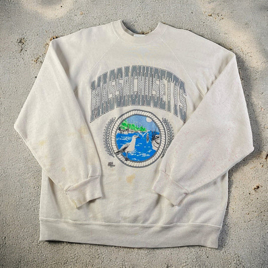Vintage Massachusetts Seagull Sweatshirt