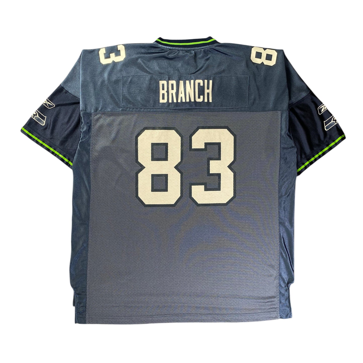 Reebok NFL Seattle Seahawks Deion Branch Navy Blue Jersey