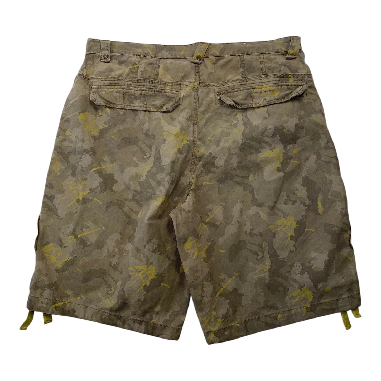Camo Paint Splatter Cargo Fit Shorts