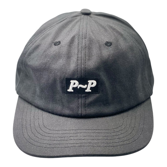 Pass-Port White Embroidery Black Cap