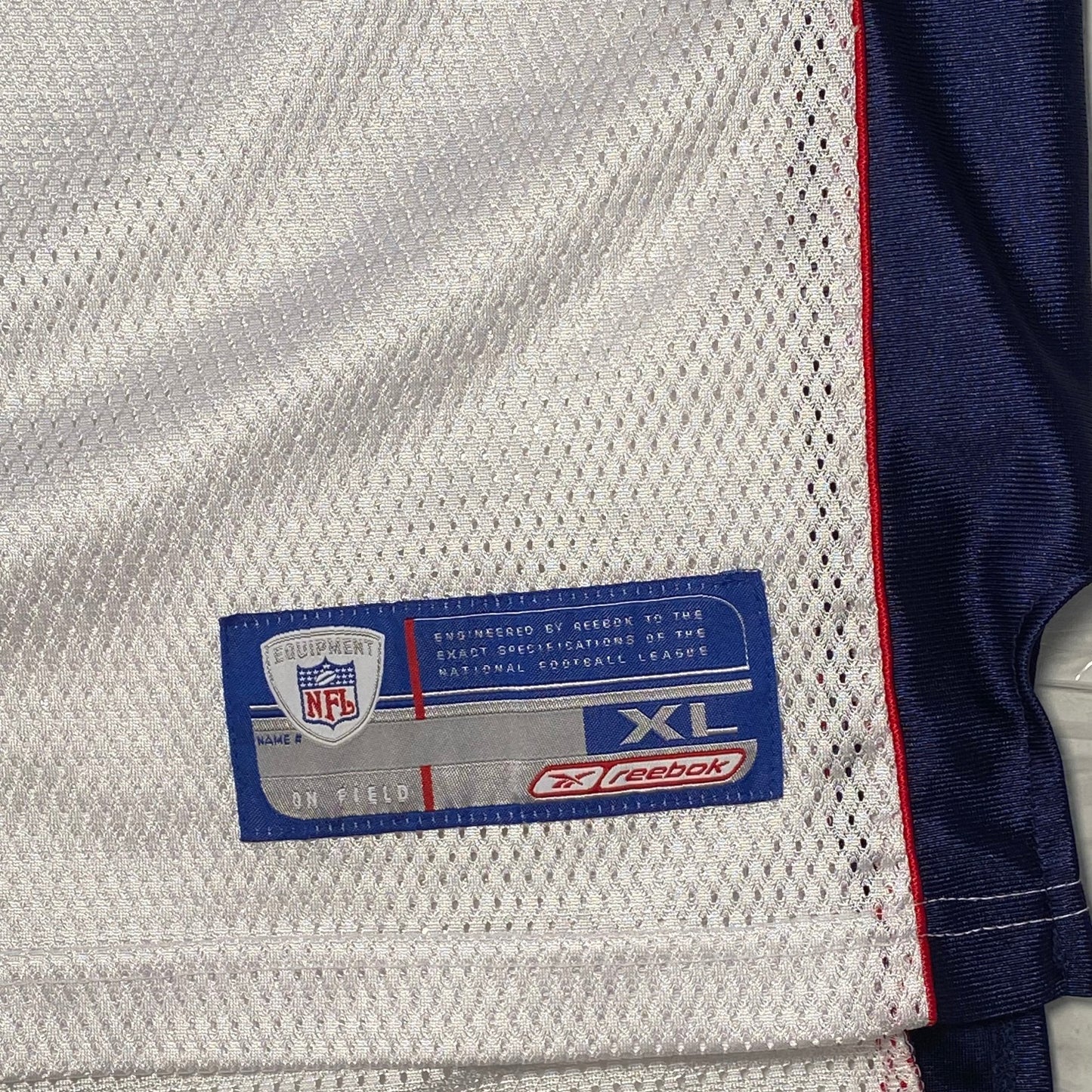 Reebok New England Patriots Tom Brady White Football Jersey