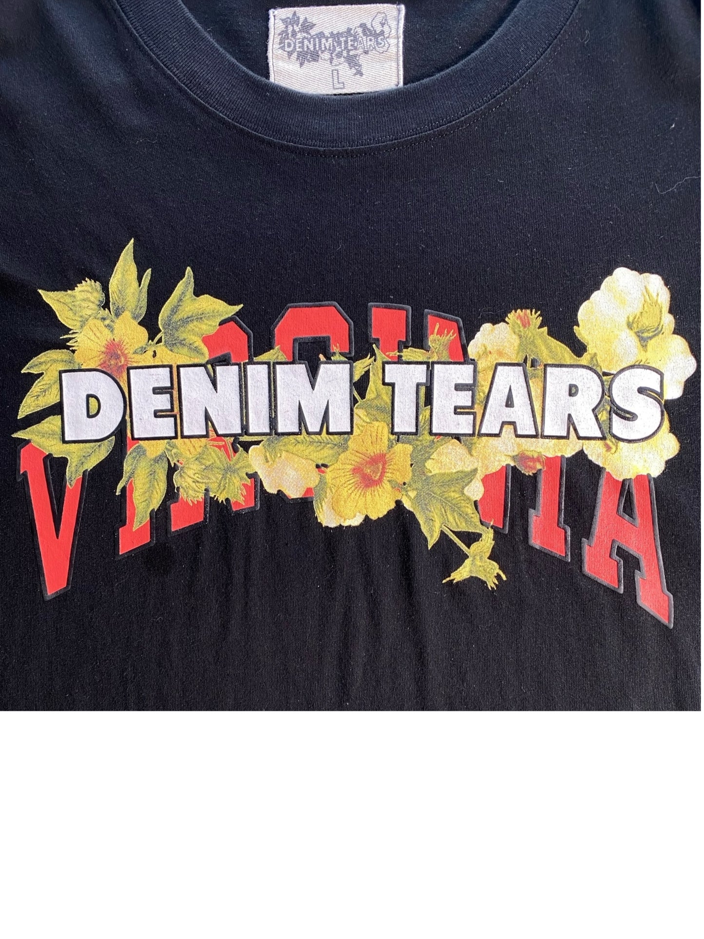 Denim Tears The Virginia 1619 Black T-shirt