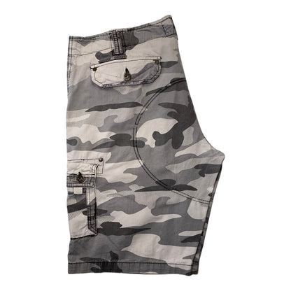 Suzuka Grey Camo Cargo Shorts