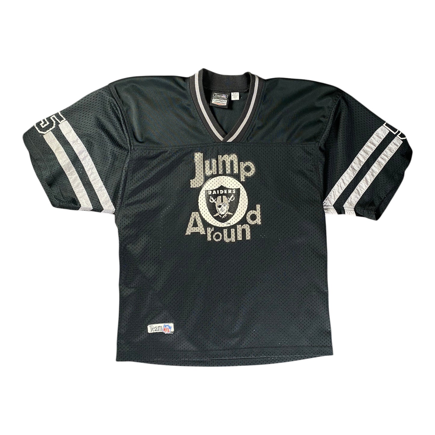 Vintage NFL Raiders Jump Around Mesh Black Jersey