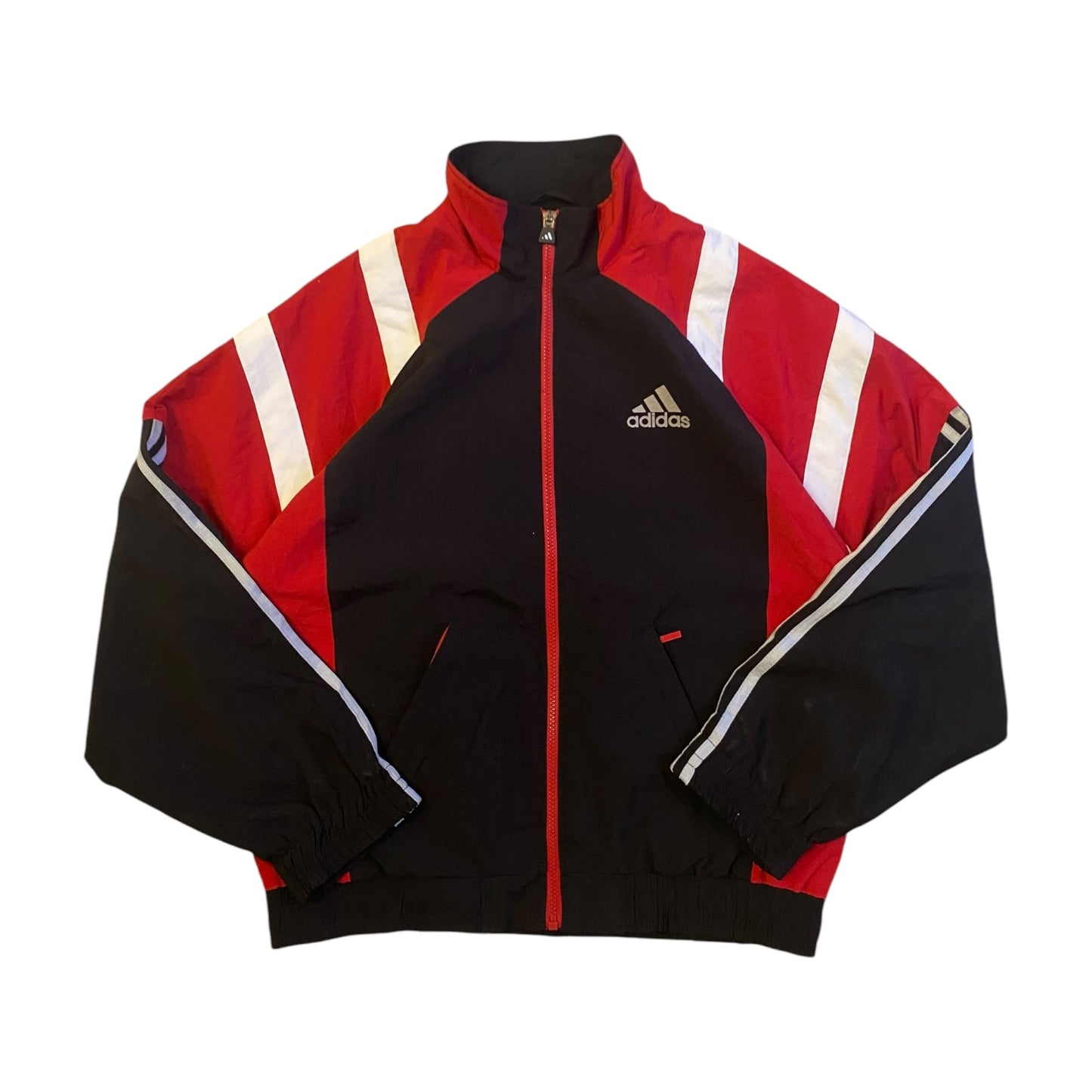 Adidas Red Windbreaker