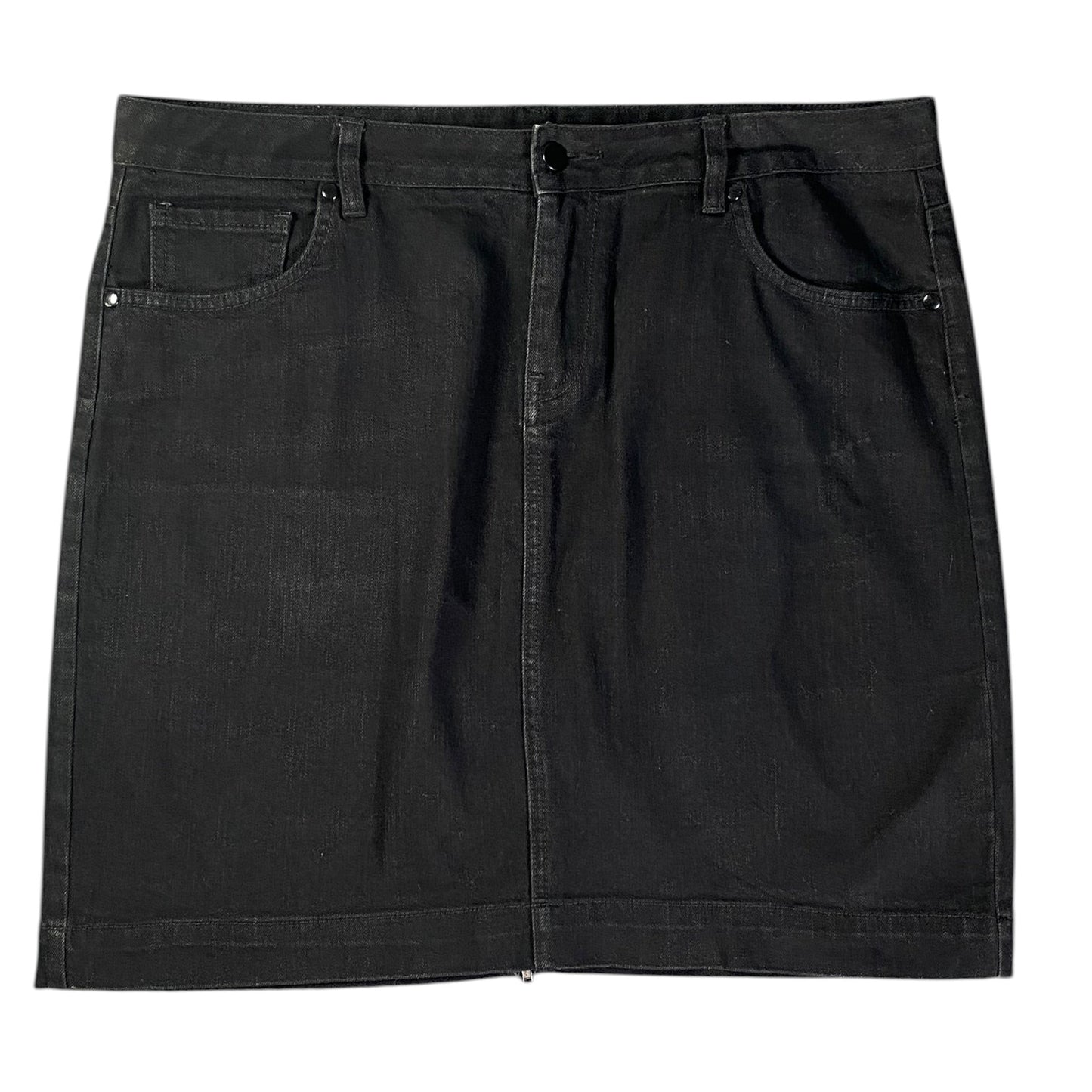 Sussan Black Denim Skirt
