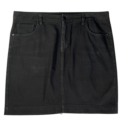 Sussan Black Denim Skirt