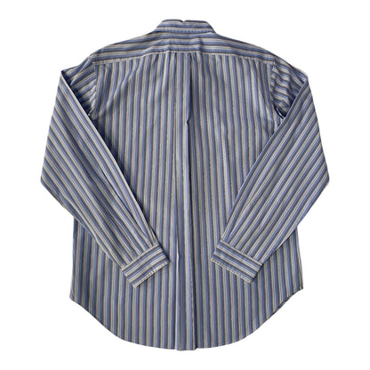 Ralph Lauren Blue & White Striped Classic Fit Shirt