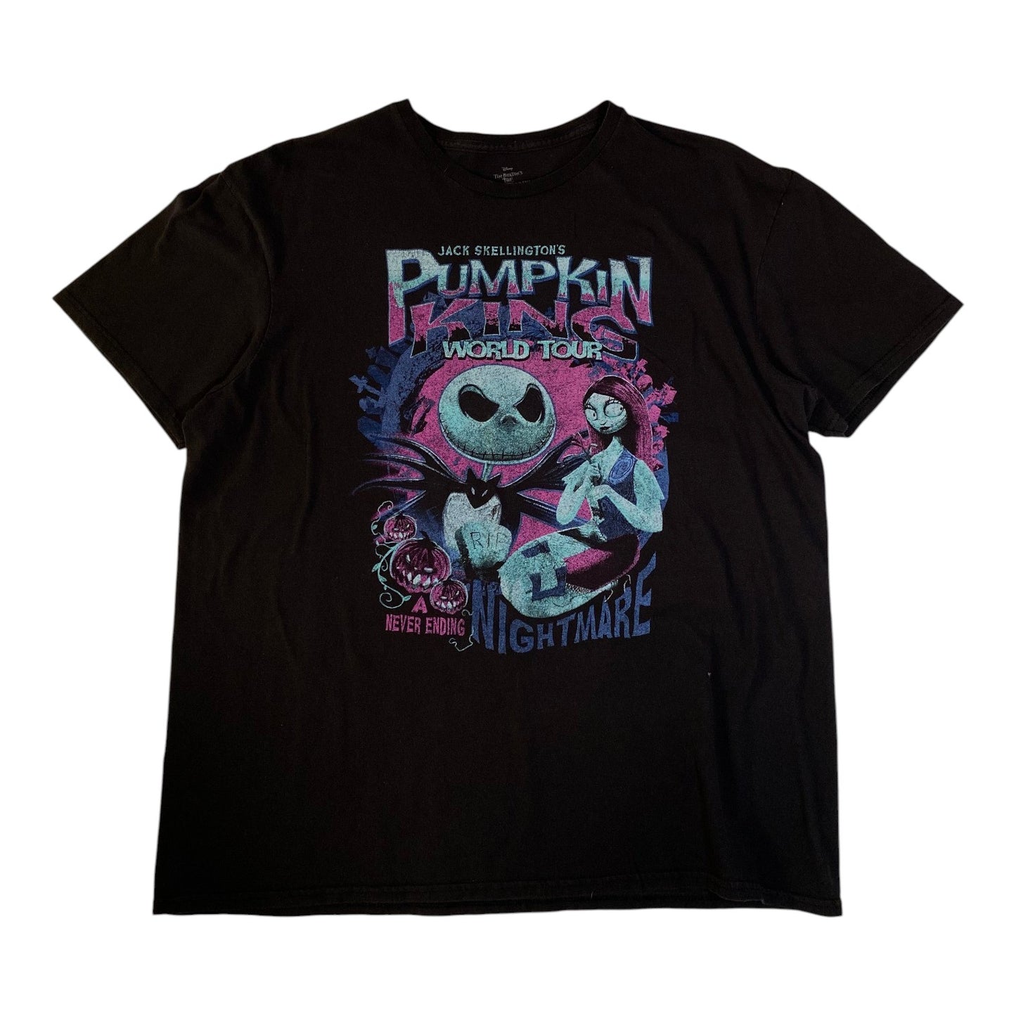 Disney The Nightmare Before Christmas Pumpkin King World Tour T-Shirt