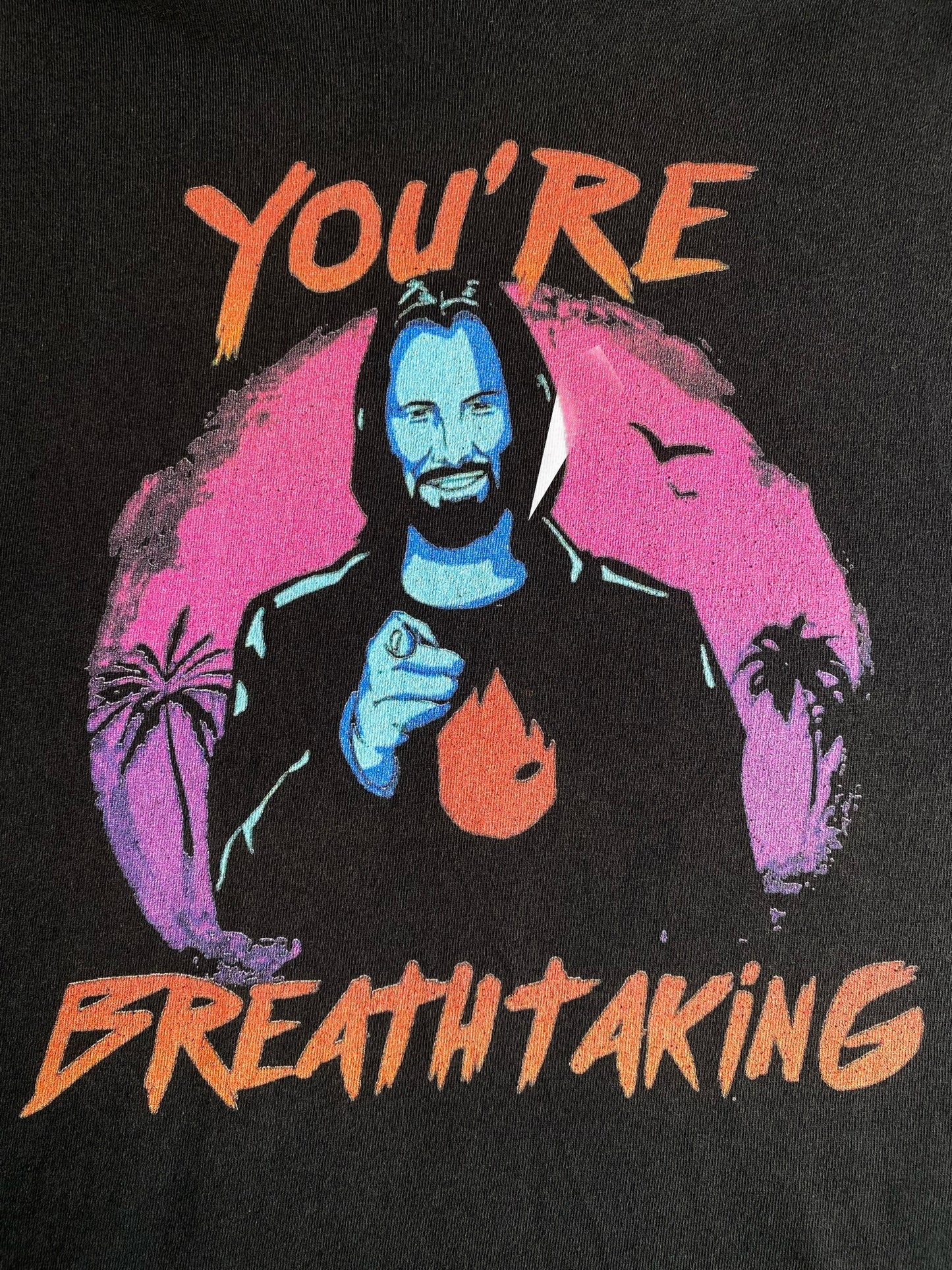 Keanu Reeves You're Breathtaking Black T-shirt