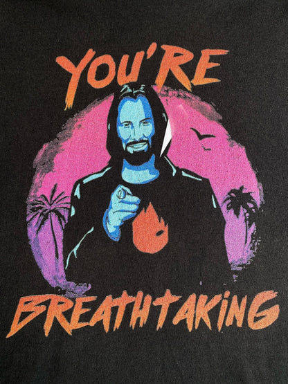Keanu Reeves You're Breathtaking Black T-shirt