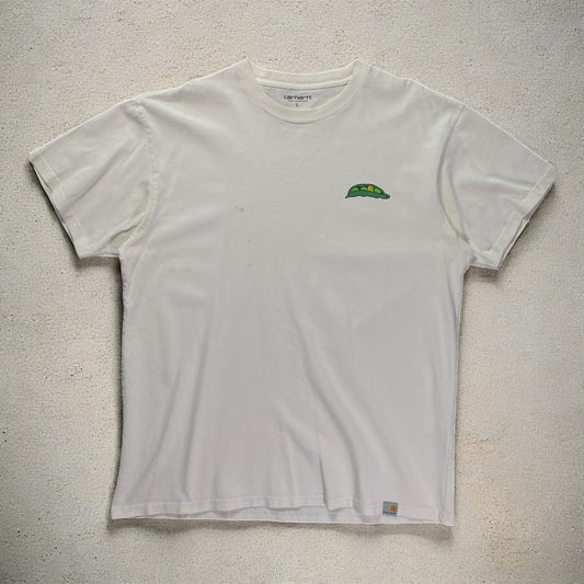 Carhartt Green Peas Logo White T-shirt