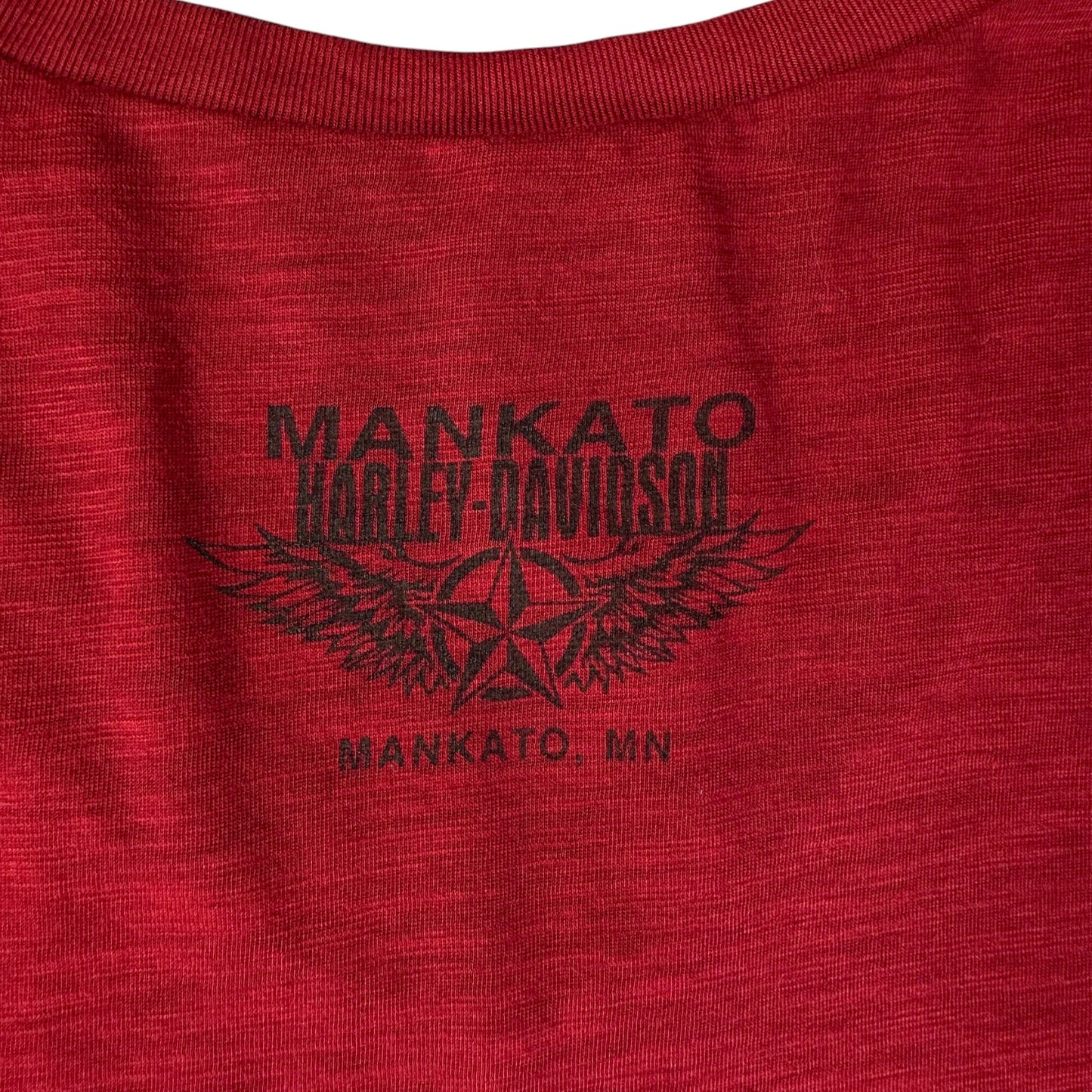 Harley DavidsonGraphic V-Neck Red Shirt