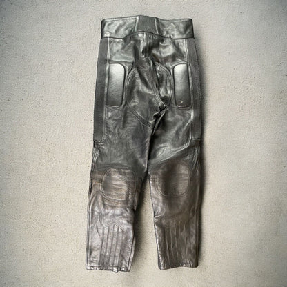 Bicker Black Leather Pants