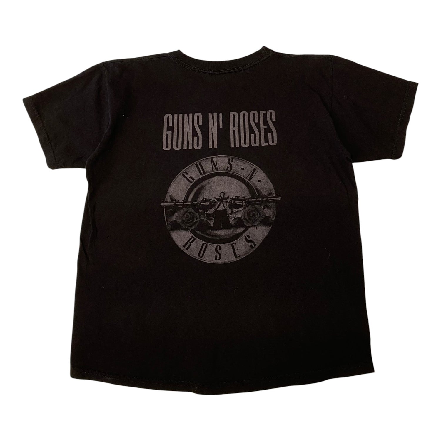 Retro Guns N' Roses Bullet Logo Black Graphic Tee