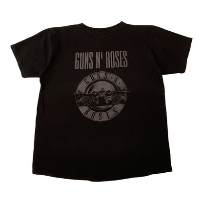 Retro Guns N' Roses Bullet Logo Black Graphic Tee