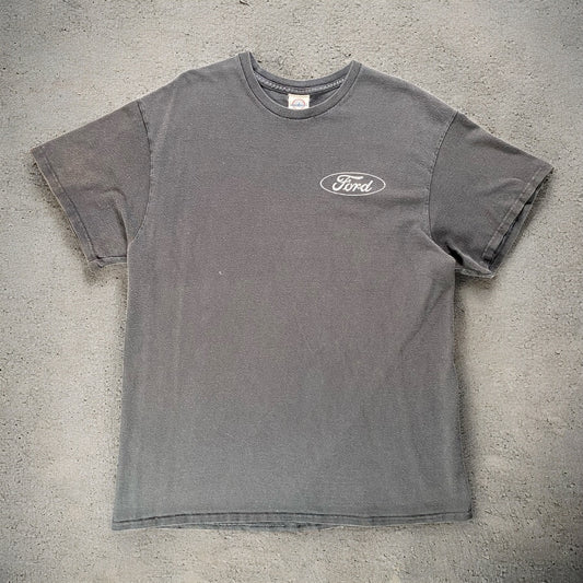 Ford American Flag Black T-shirt