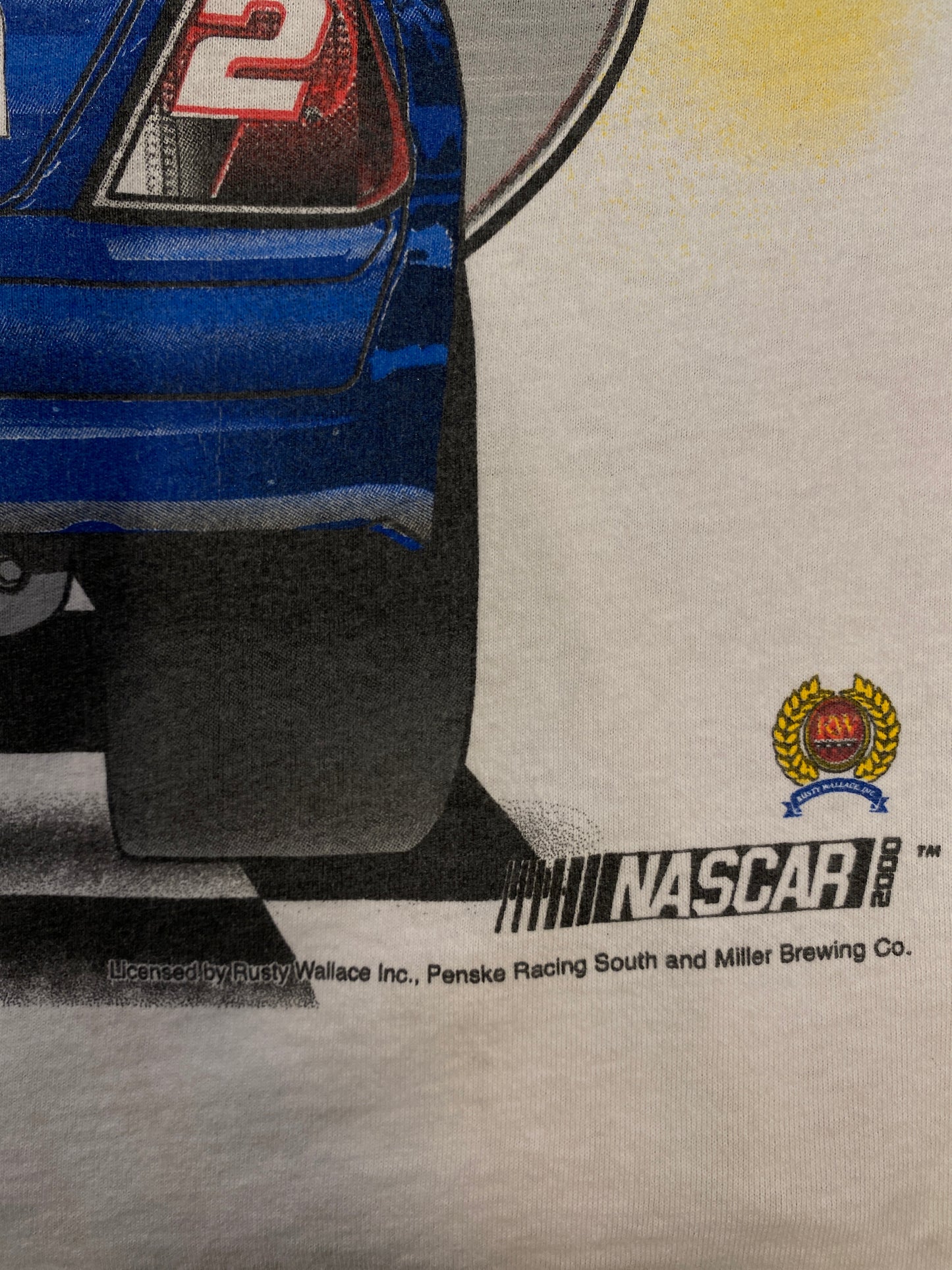 2000 Vintage Rusty Wallace Miller Lite x Harley Davidson Motors T-Shirt