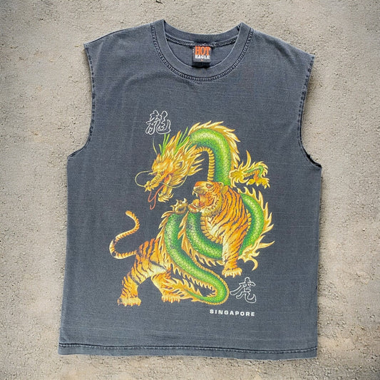 Hot Eagle Singapore Graphic sleeveless T-shirt