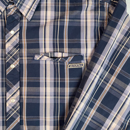 Dickies Long Sleeve Plaid Work Shirt