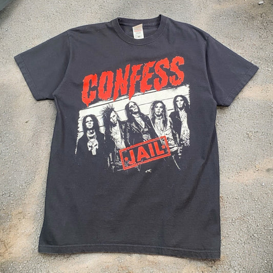 Confess Jail Black T-shirt